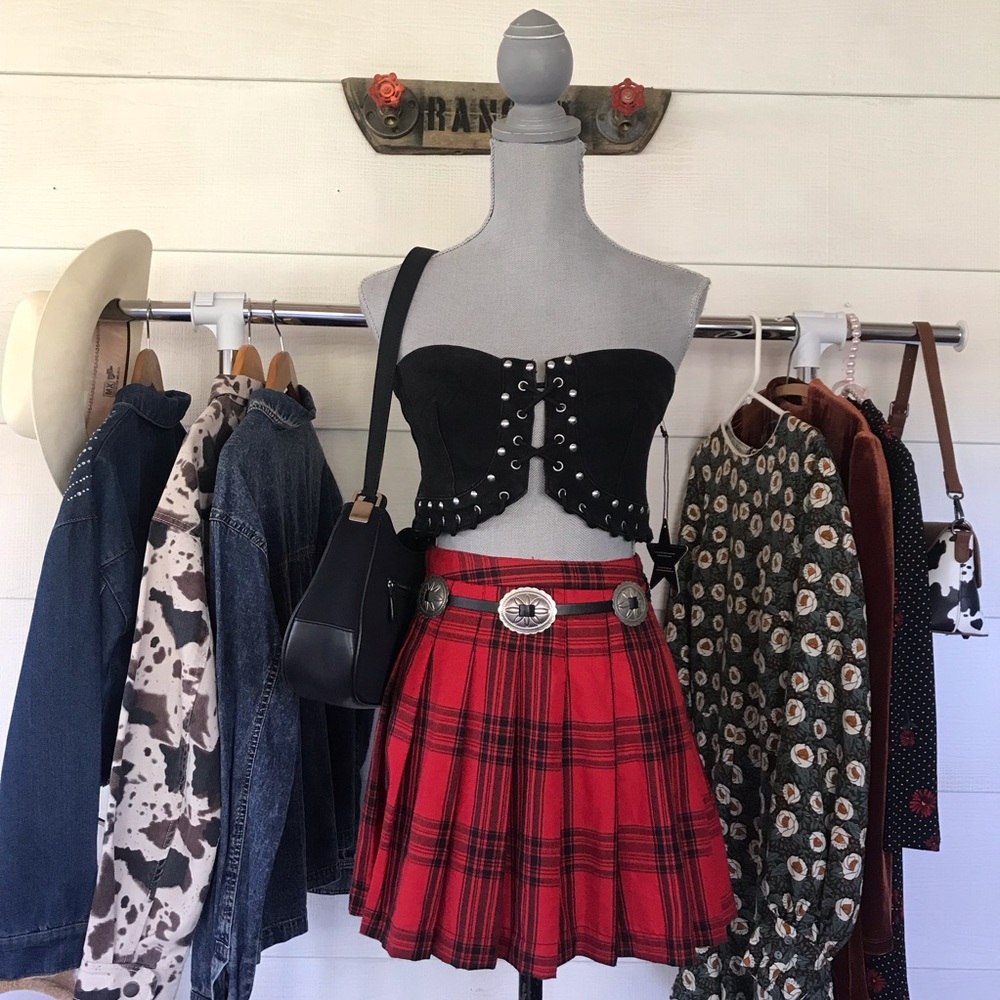 Forever 21 x Frankie And The Studs NWOT Black Bustier Crop Top